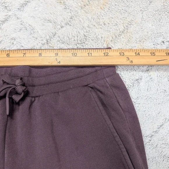 Cozy Earth Sweatpants Womens XS Purple Fig Chelsea Cotton French Terry Lounge - Picture 4 of 8